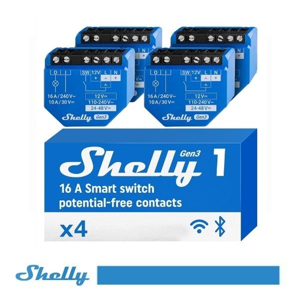 Shelly Blu Attuatore, 1 Gen3 X4 - Immagine 2