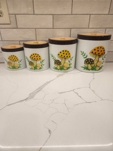 Mushroom Canisters Vintage | eBay