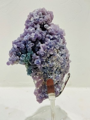 Traubenachat Botryoidaler Amethyst Chalcedon Indonesien 117 Gramm Ständer