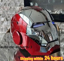 Autoking Iron Man Helmet MK5 1/1 Voice-controlled Mask Transform Cosplay Prop US