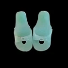 VINTAGE BARBIE #1 Blue OPEN TOE SHOES MULES OT HEELS with HOLES JAPAN