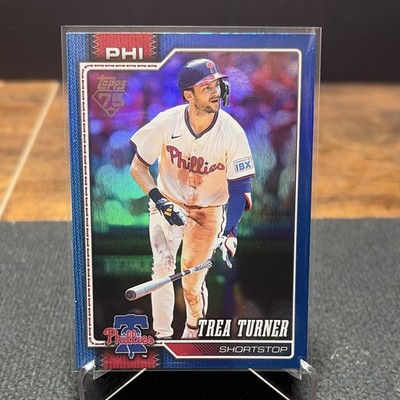 Topps Series 1 2026 Trea Turner #322 Philadelphia Phillies Blue Parallel 142/150