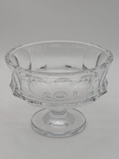 Edle Prunkschale Bleikristall &ndash; Extrem Schwer (1,7 kg) &Oslash; 19 cm Vintage Fu&szlig;schale