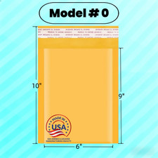 1-500 0 6x9 Kraft Bubble Mailers Padded Envelopes Shipping Mailing Bag SELFSEAL