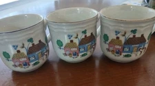 International Tableworks Heartland Village Set Of 3 Coffee Mugs 1994 105