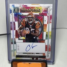 2025 Chad Johnson Impeccable Illustrious on card auto #’d /49