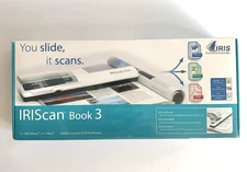 IRIScan Book 3 Portable Handheld Scanner 900dpi Color OCR NEW SEALED Windows Mac