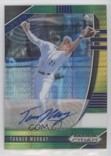 2020 Panini Prizm Draft Picks Green & Yellow Hyper Tanner Murray Auto 0y9v