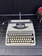 Vintage Royal Mercury Portable Type Writer Grey Made In Japan thumbnail