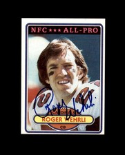 Roger Wehrli Signed HOF 1980 Topps St. Louis Cardinals Autograph