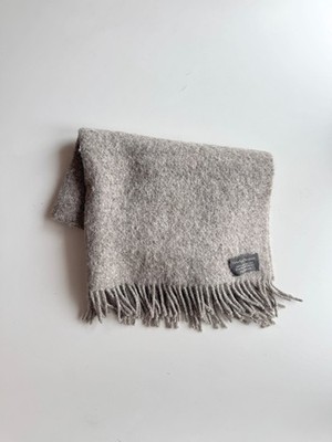 Vintage HELVELLYN HERDWICKS Taupe Lake District 100% Wool 48''x 29'' Throw Blanket