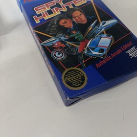 SPY HUNTER Nintendo NES Box Manual poster Complete HANGTAB First Print 