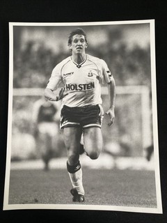 B&W Photo Gary Lineker 1980s
