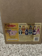 Melissa and Doug Magnetic Wooden Dress Up Princess Elise 25 Piece set