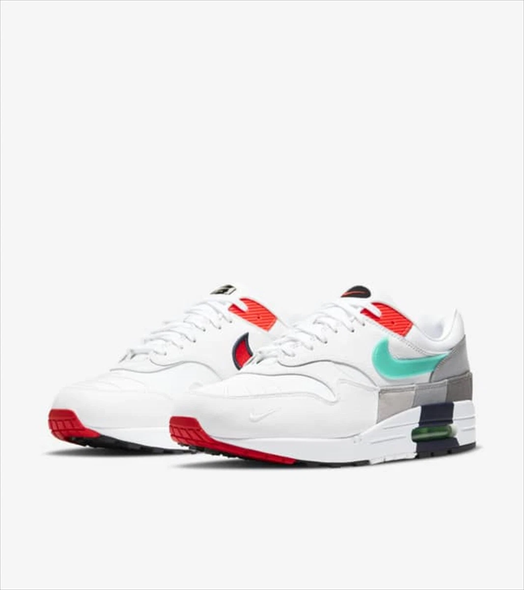 NIKE AIR MAX 1 EVOLUTION OF ICONS Red Neon Scream Green CW