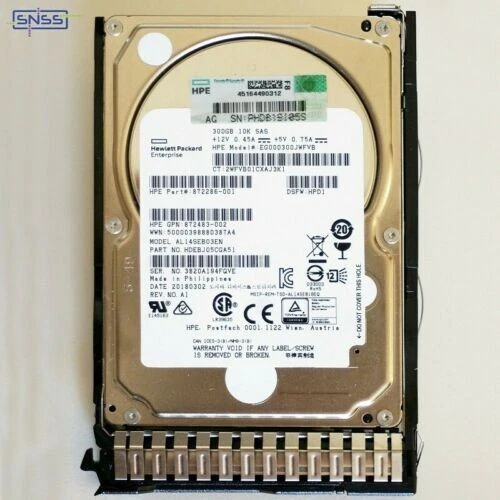HPE 872735-001 872475-B21 300GB 12G SAS 10K SFF 2.5" DC SC HDD Hard Drive NEW - Image 2 of 4