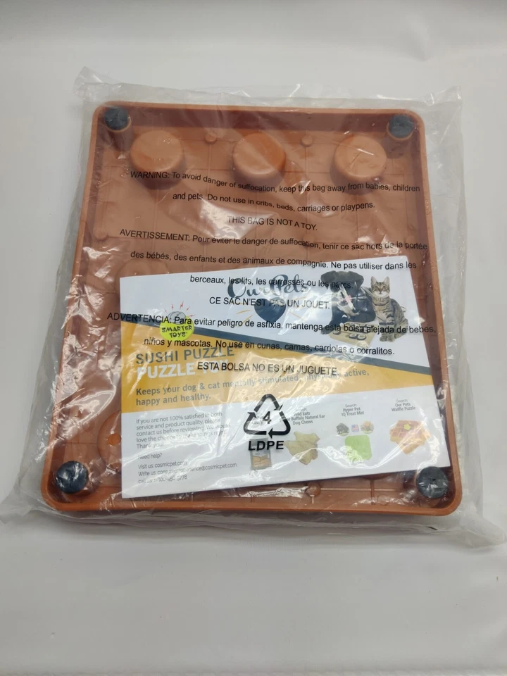 Juguete dispensador de golosinas OurPets para perros - Sushi - Juguete interactivo para perros Foto 2 de 2