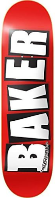 BAKER スケートボード 8.0インチ レッド ① 9efaba23d570e91a96cd30467eabd7