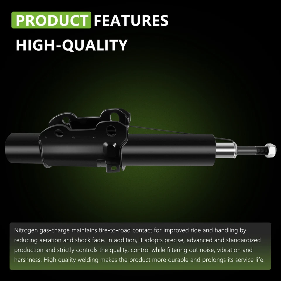 For 10-2018 Mercedes-Benz Sprinter 2500 3500 Front Pair Suspension Shocks Struts Foto 4 de 4