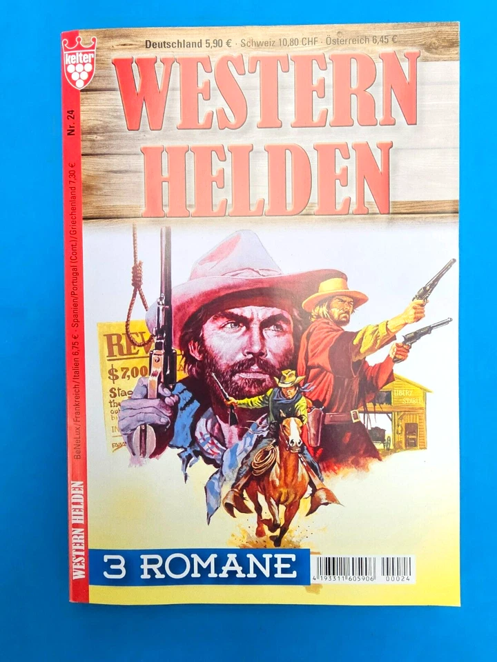 Kelter WESTERN HELDEN Nr.24 ... 3 spannende Wild-West-Romane .. NEU - Bild 1 von 1