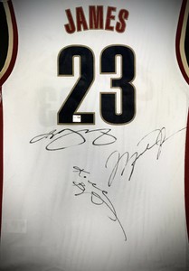 lebron james signed jersey ebay