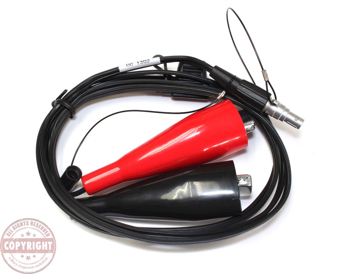 Câble Alimentation Trimble Pour GPS R8 R7 R6 4700 - Prises Crocodiles, Neuf Générique