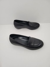 Dansko Black Leather Olivia Slip On Loafer Shoes Women Size 38 US 7.5