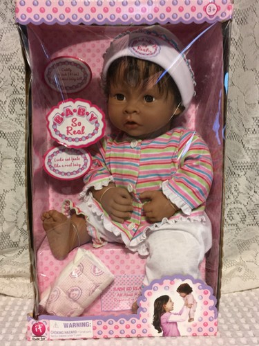 2007 RARE Irwin Doll Baby So Real In original box 16" Brown Eyes and Hair-NIB - Picture 12 of 12