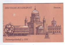 Germany 5DM booklet; Potsdam cover, Scott # 1530a