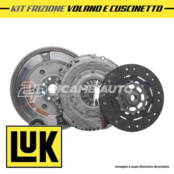 Kupplungssatz Schwungrad Bi-Masse Lager LuK Audi A3 VW Golf V VI 1.6 Tdi-image