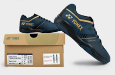 YONEX Strider Flow Wide Mens Womens Badminton Shoes Navy Gold ✅Multiple Sizes