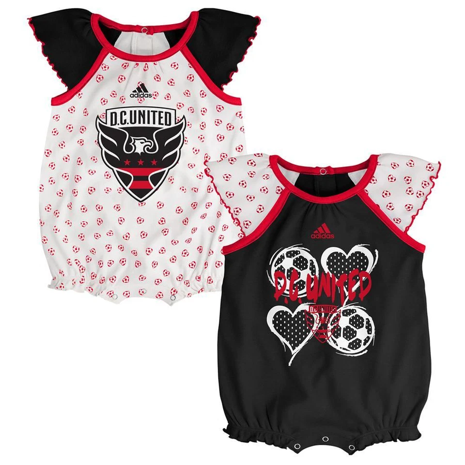 Conjunto de macacão infantil Adidas Baby DC United - Imagem 3 de 3
