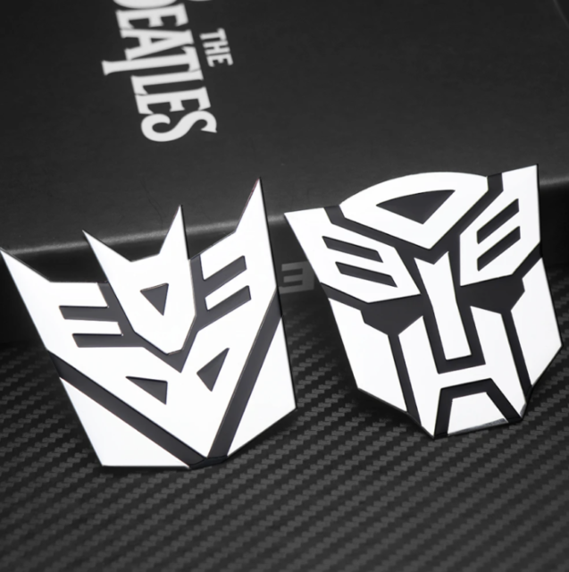 Transformers Autobots Decepticons 3D Badge Logo Sticker for CAR/SURFACE UK STOCK