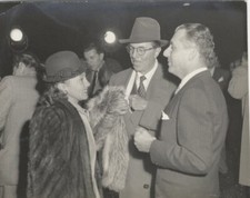 Diana Lewis William Powell 1946 candid rare Stamped Original 4x5 Photo