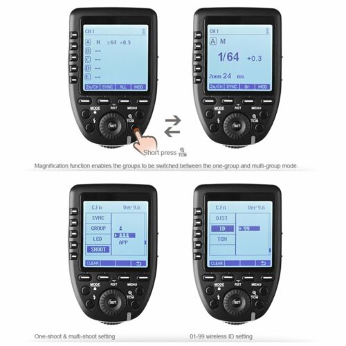 Godox 2*V1-S 2.4G TTL Round-Head Flash Speedlight + Xpro Trigger For Sony Camera - Picture 4 of 12