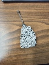 Renaissance Faire Pouch/ D D Dice Bag Chainmail Metal Coin Drawstring Pouch