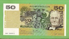  #D488. 1983 TYPE UNCIRCULATED JOHNSTON / STONE   PAPER $50  BANKNOTE YLD 372318