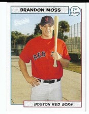 2005 Bazooka Mini #197 Brandon Moss Boston Red Sox 1st Year