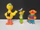 Sesame Street Big Bird Bert And Earnie PVC Figurines , 3 inches Tall, Jim Henson