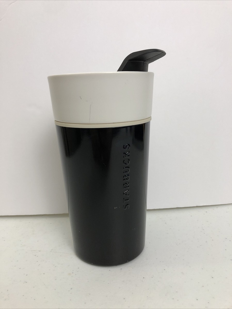 Starbucks 2013 Ceramic Coffee Travel Mug Black Stainless Steel 12oz | eBay