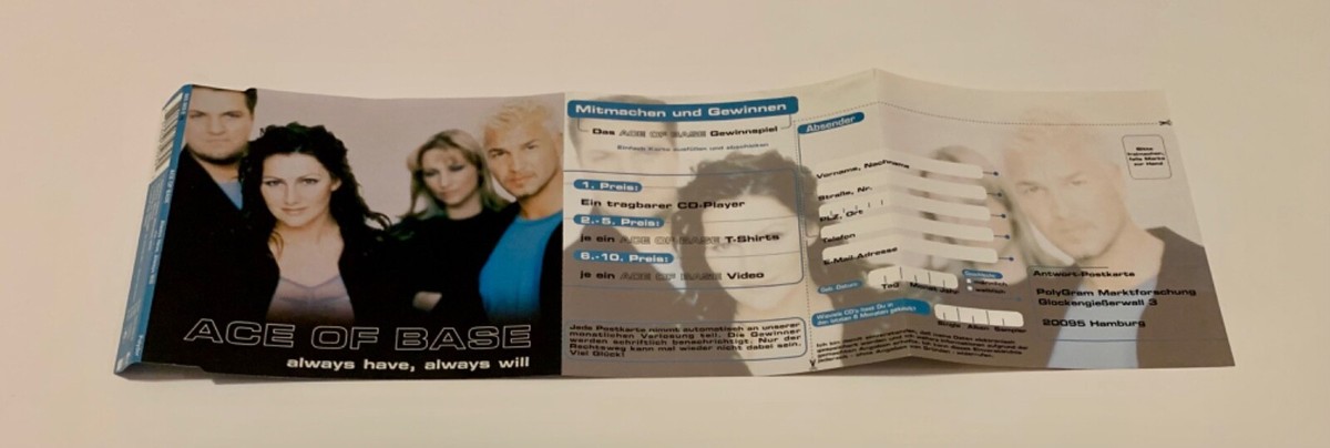 NM) Import (Germany) CD Single Ace Of Base Always Have Always Will
