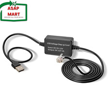 EWAY Radar Detector Cable, USB to RJ11 Plug Radar Detectors Power Cord Cable Ada