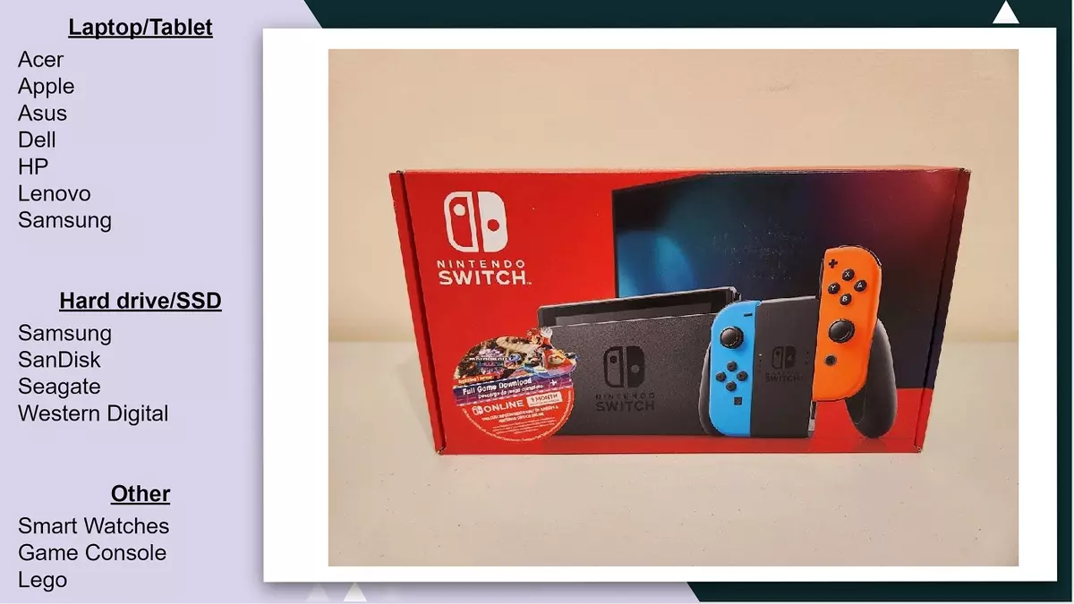  Nintendo Switch with Neon Blue and Neon Red Joy-Con + New Super  Mario Bros. U Deluxe (Full Game Download) - Switch Console : Video Games