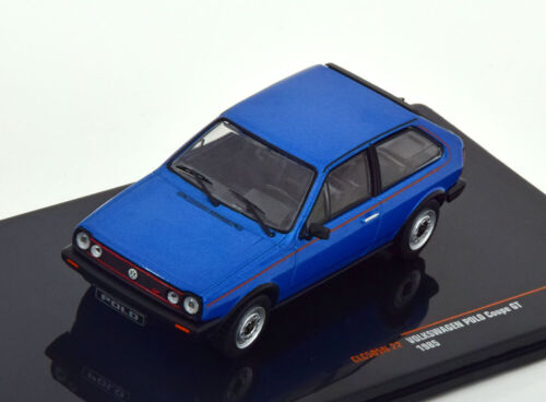 1:43 Ixo VW Polo GT Coupe 1985 niebieski metallic - Zdjęcie 1 z 3