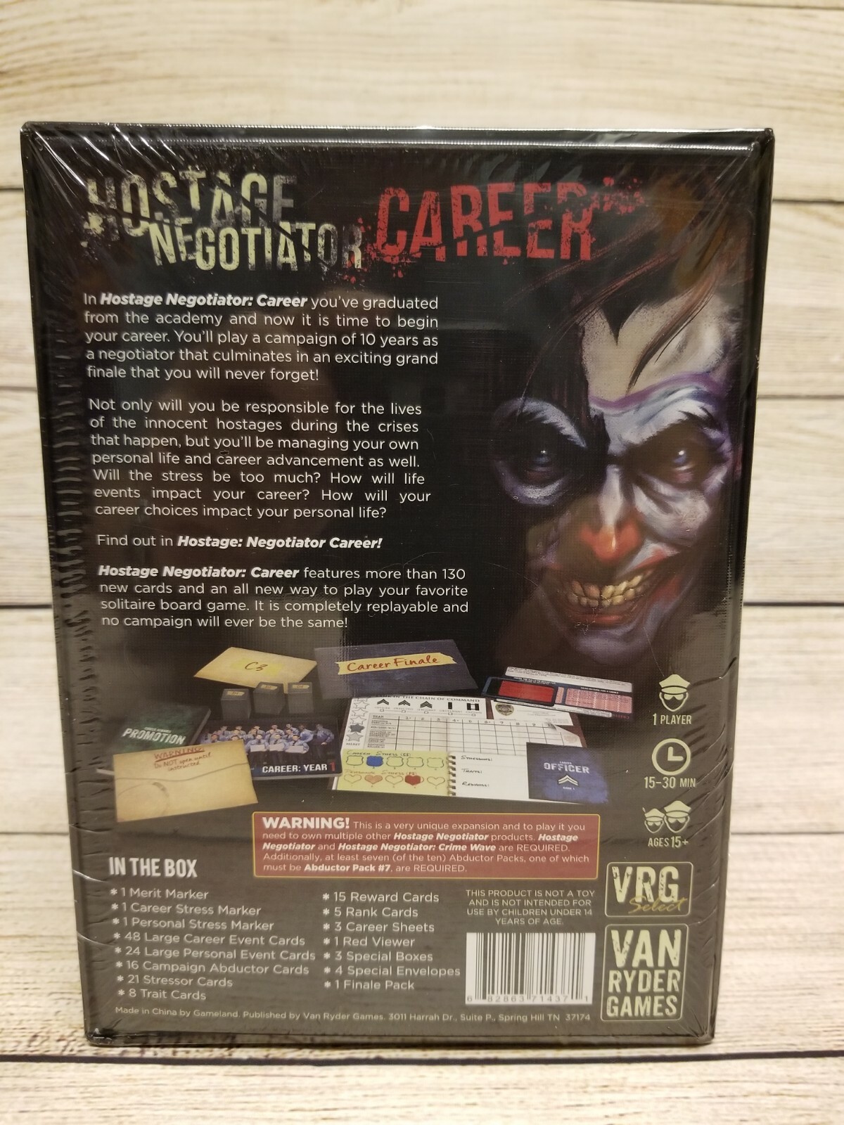 Hostage Negotiator Career Van Ryder Games SEALED 682863714371 | eBay