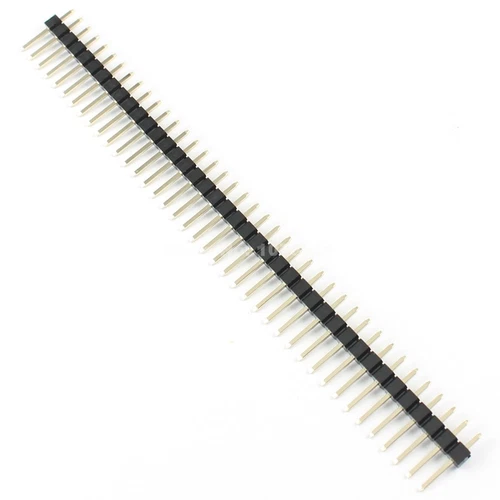 20Pcs 2.54mm Pitch 1x40 40 Pin Male Single Row Straight Header Strip Connector
