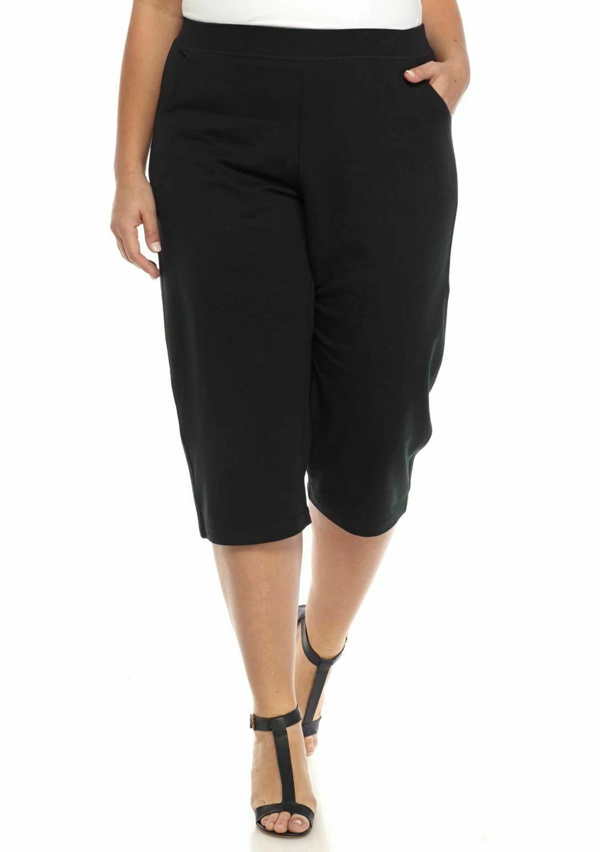 Women's Black Capris & Cropped Pants