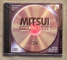 MITSUI Gold CD-R gold foil 100+ yr Archive CD LIFETIME Mfn Warrantee. Sealed.