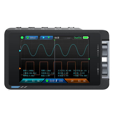 FNIRSI DS215H 50MHz 2-CH Oscilloscope Digital Signal Generator w/ 1 P6100 Probe