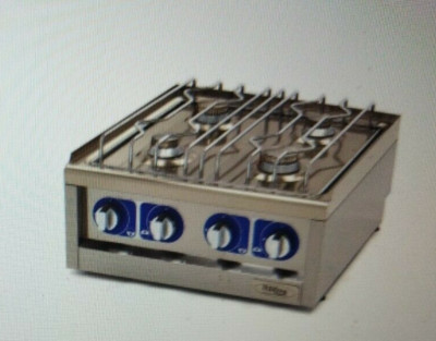 MAXIMA 600 Kochfeld - 4 Brenner -Gas - Gastronomie 2 x 5KW Watt + 2 x 3,5KW Herd